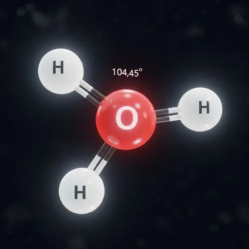 Explore the 3D Structure of H2O Molecule