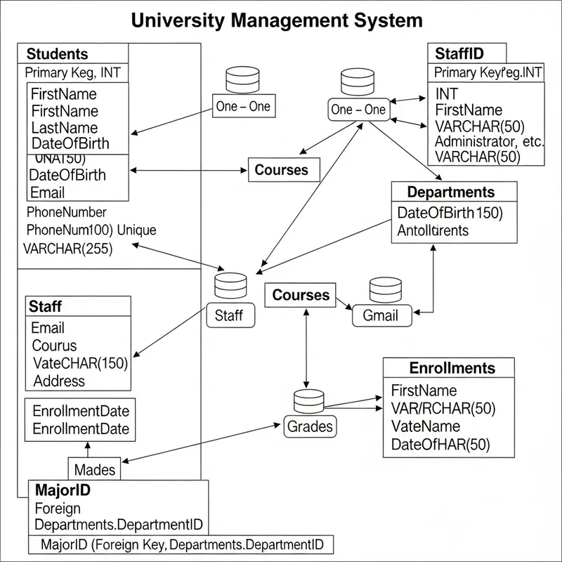 Complete University Management ER Diagram