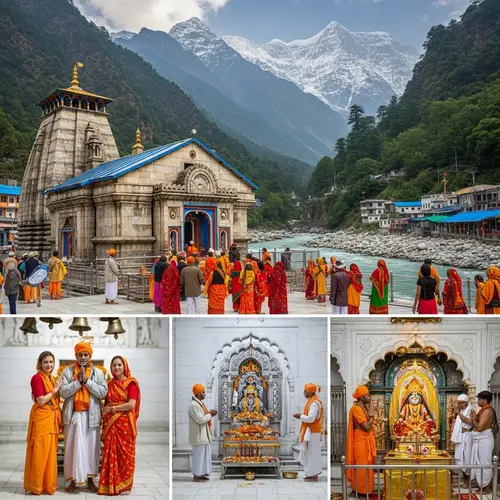 Sacred Beauty of Kedarnath Temple | Himalayan Landscape & Spiritual Aura