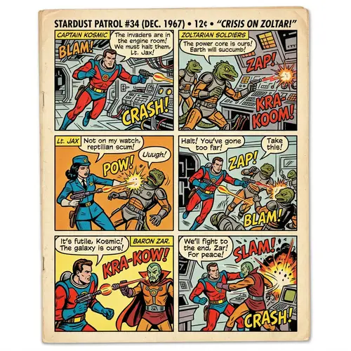 1960s Comic Book Cartoon Art Collection