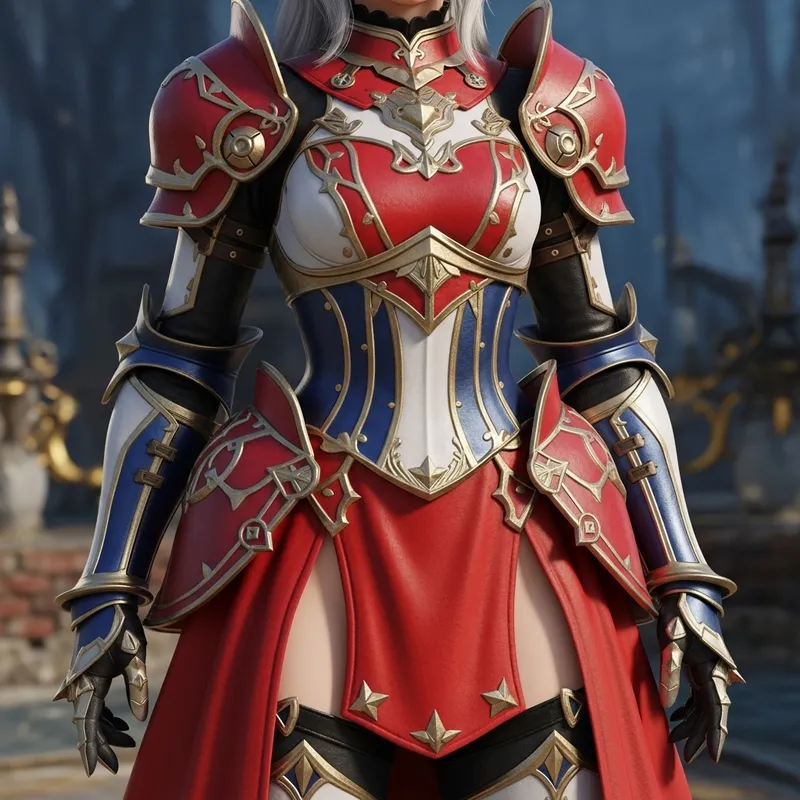 Intricate Fantasy Armor | Gunbreaker Class RPG Character