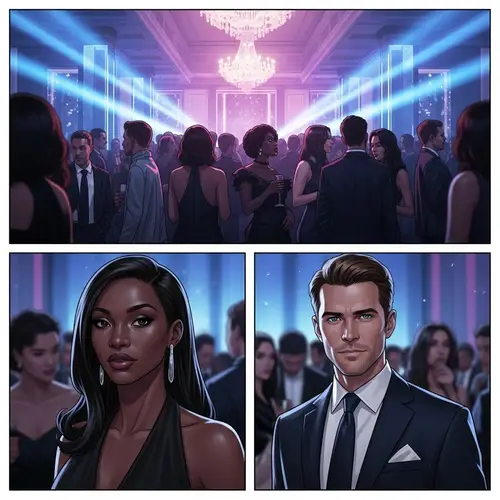 Ava and Mark at Luxurious Party Venue - Mingle in Style