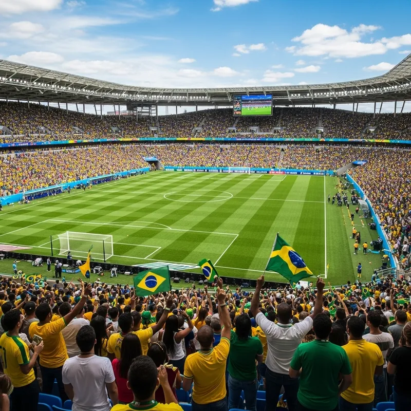 Iconic Brazil Football Stadium Iconic Brazil Football Stadium