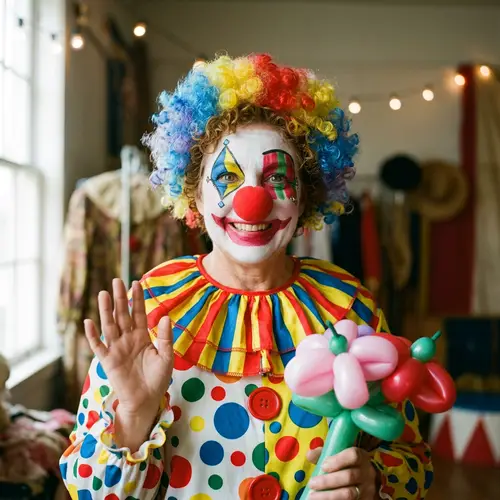 Clown Makeup Photo