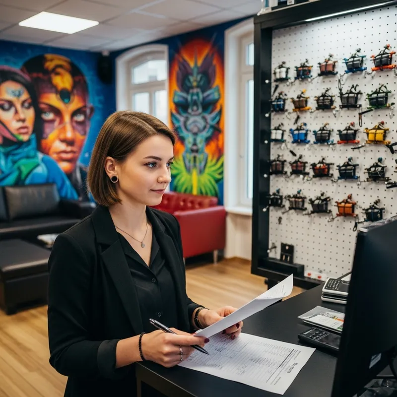Meet the Young Slovenian Girl Administrator in a Vibrant Tattoo Studio Meet the Young Slovenian Girl Administrator in a Vibrant Tattoo Studio