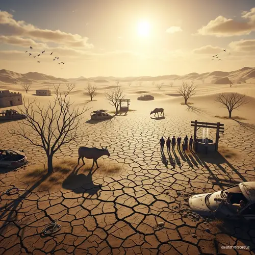 World Without Water: Desolate Scenes of a Dystopian Future