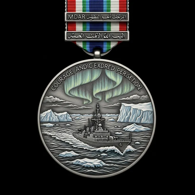 Iranian Naval Warship Arctic Mission Medal