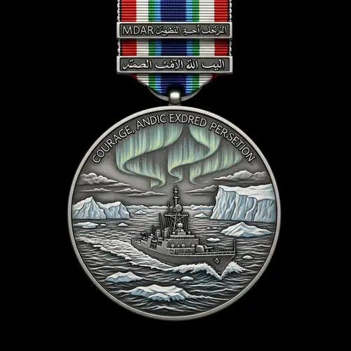 Iranian Naval Warship Arctic Mission Medal