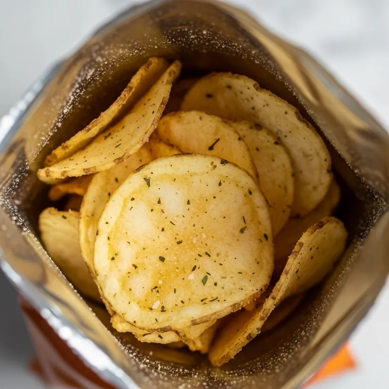 Crispy Potato Chips with Salt & Herbs