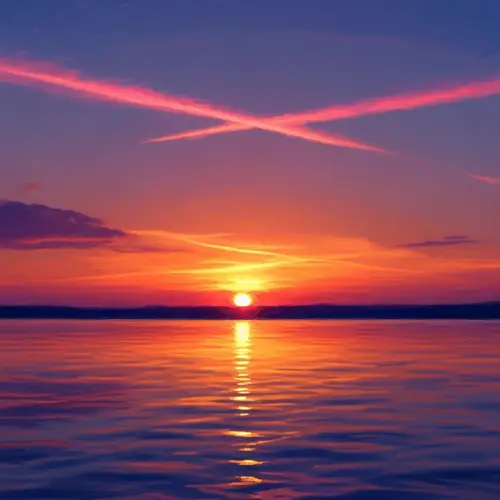 Impressionist Sunset: Vibrant Colors and Serenity