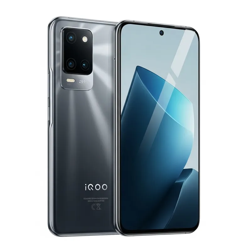 Sleek iQOO Z9 5G Smartphone with Multi-Camera Setup