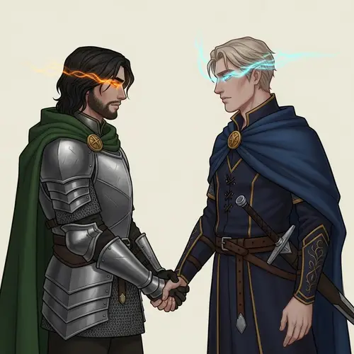 Fantasy Dungeons & Dragons Male Characters in Love