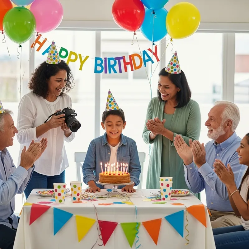 Hispanic Boy Birthday Celebration | Family Party Hispanic Boy Birthday Celebration | Family Party