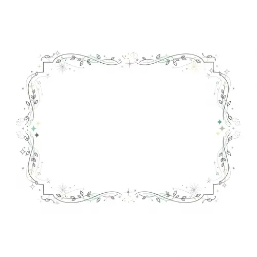 Elegant Fantasy Frame with Delicate Elements