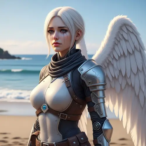 Aesthetically Pleasing Artificial Intelligence - Caucasian Female Entity