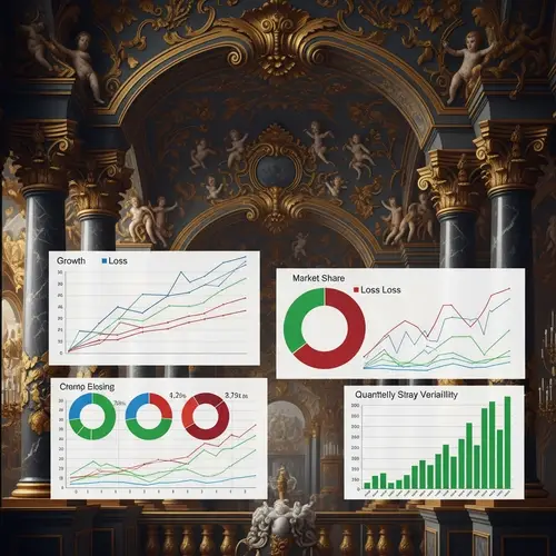 Baroque Banking Statistics: Growth, Loss, Variability
