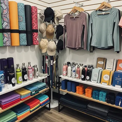 Yoga Merchandise Corner: Mats, Apparel, Hats & More