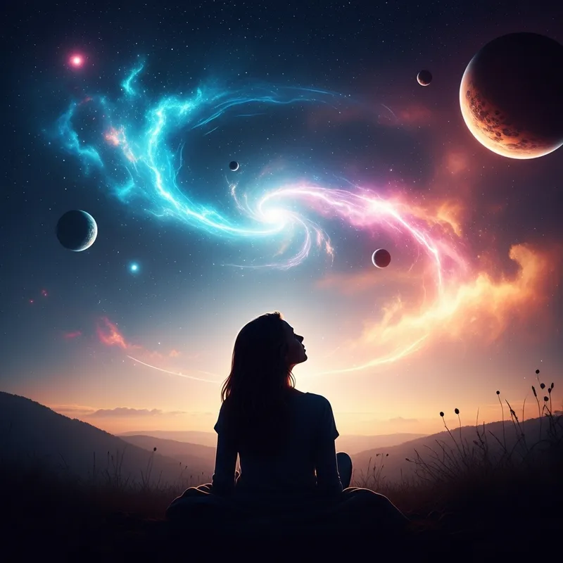 Dreamlike Cosmic Fantasy Artwork
