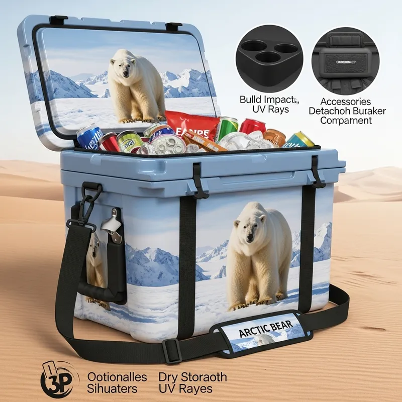 Arctic Bear Cooler - Heavy-Duty Design for Desert Adventures