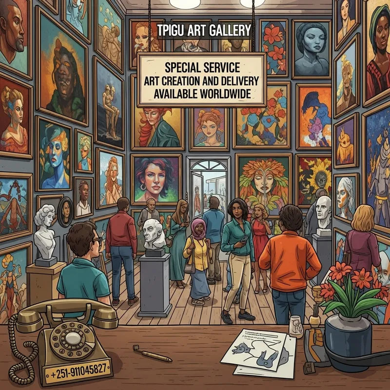Tigu Art Gallery | Custom Paints & Sculptures | Order Online