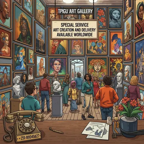 Tigu Art Gallery | Diverse Paintings & Sculptures Collection
