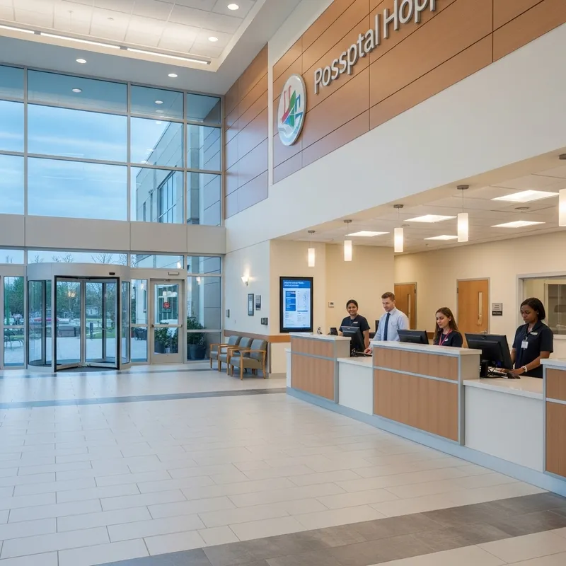 Modern Hospital with State-of-the-Art Facilities