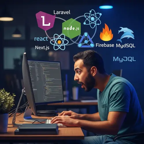 Passionate 27-Year-Old Middle Eastern Programmer in Love with Laravel, Node.js, React, and More