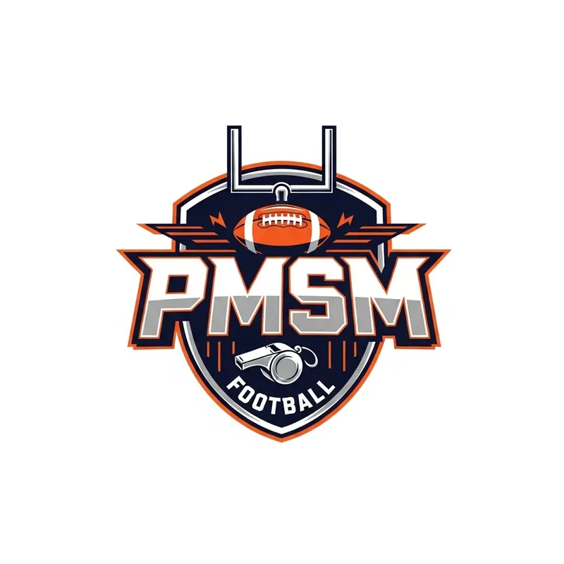 PMSM Football Team Logo Design | Striking Visual Appeal
