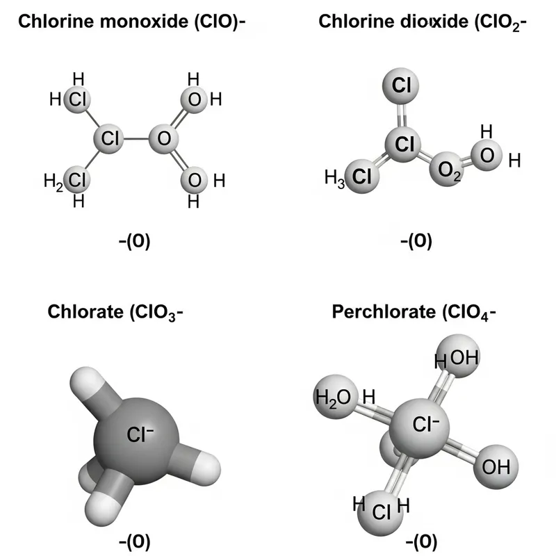 Detailed Lewis Structures & 3D Shapes of Chlorine Compounds Detailed Lewis Structures & 3D Shapes of Chlorine Compounds