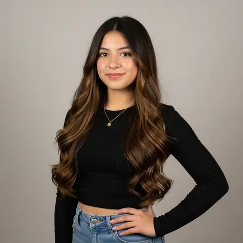 Gorgeous Hispanic Female with Long Brown Hair | Hair Care Tips