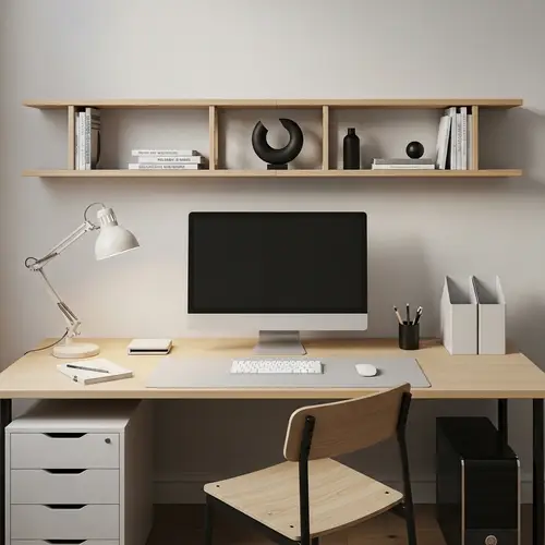 Optimized Minimalist Workspace | Clean, Organized Desk Setup