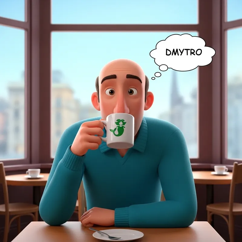 3D Cartoon of Dmytro: A Clever Ukrainian Man 3D Cartoon of Dmytro: A Clever Ukrainian Man