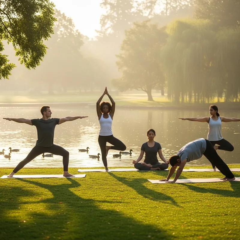 Tranquil Yoga Session at Sunrise Wellness