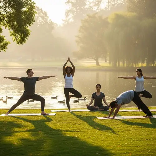Tranquil Yoga Session at Serene Park | Sunrise Wellness Retreat