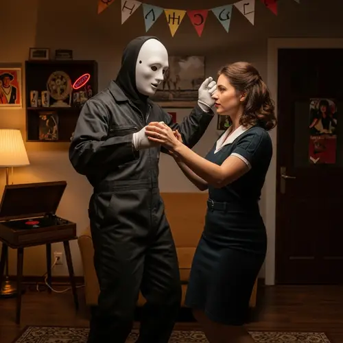 Michael Myers and Lori Strode Intriguing Dance