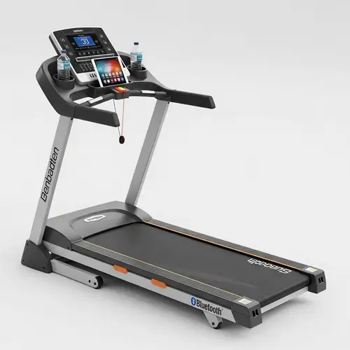 Expertly Designed Treadmill | Modern Black & Silver | Touch Controls