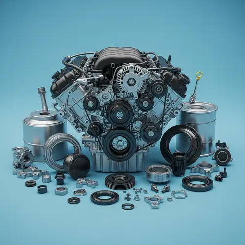 Majestic V8 Engine & Auto Parts Arrangement