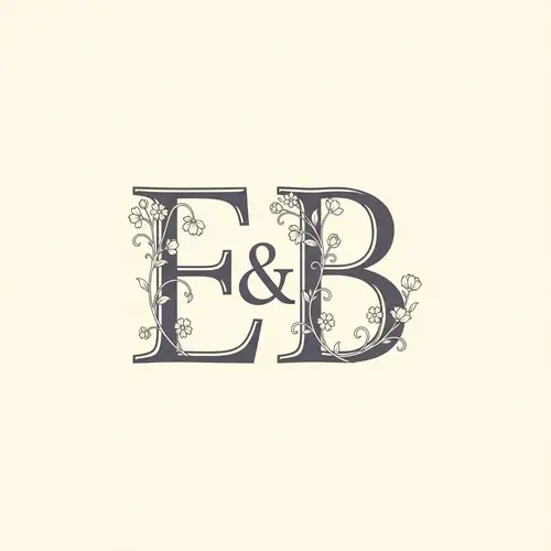 Elegant E B Monogram Design Ideas