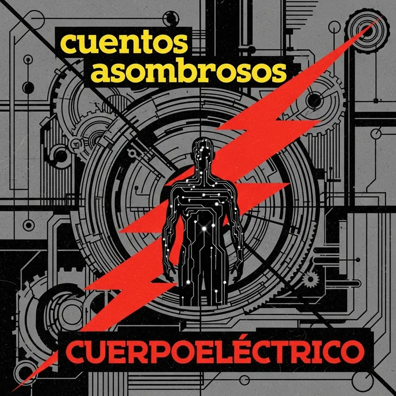 Cuerpoeléctrico: Retro-Modern Sci-Fi Album Cover Cuerpoeléctrico: Retro-Modern Sci-Fi Album Cover