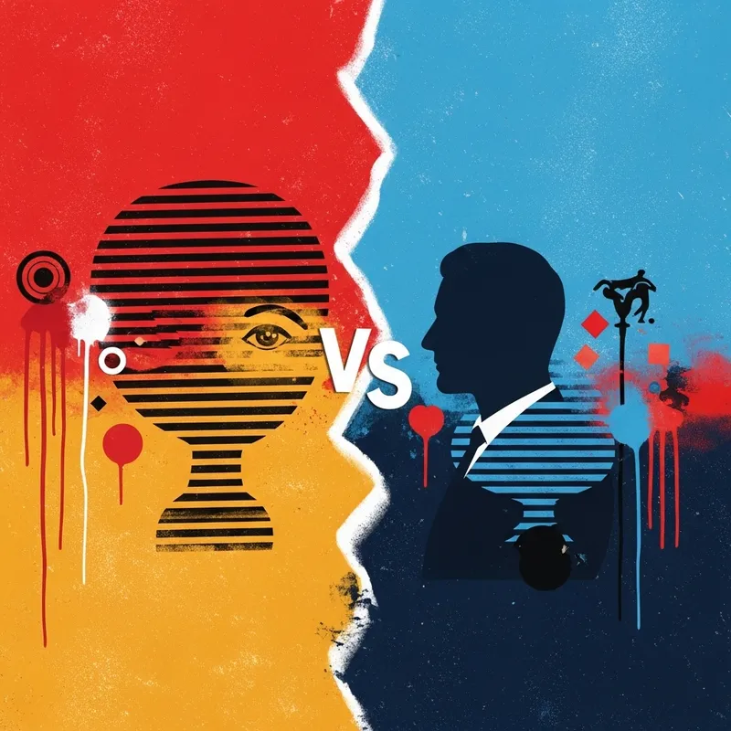 Abstract Art on Conflicting Ideologies: A Deep Dive