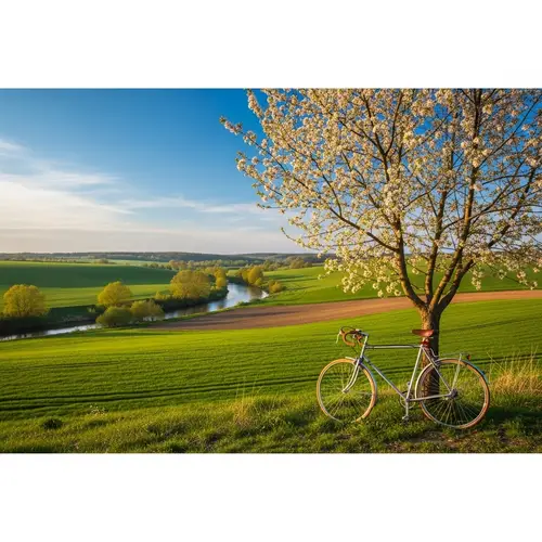 Scenic Bicycle Adventures in Tranquil Landscapes