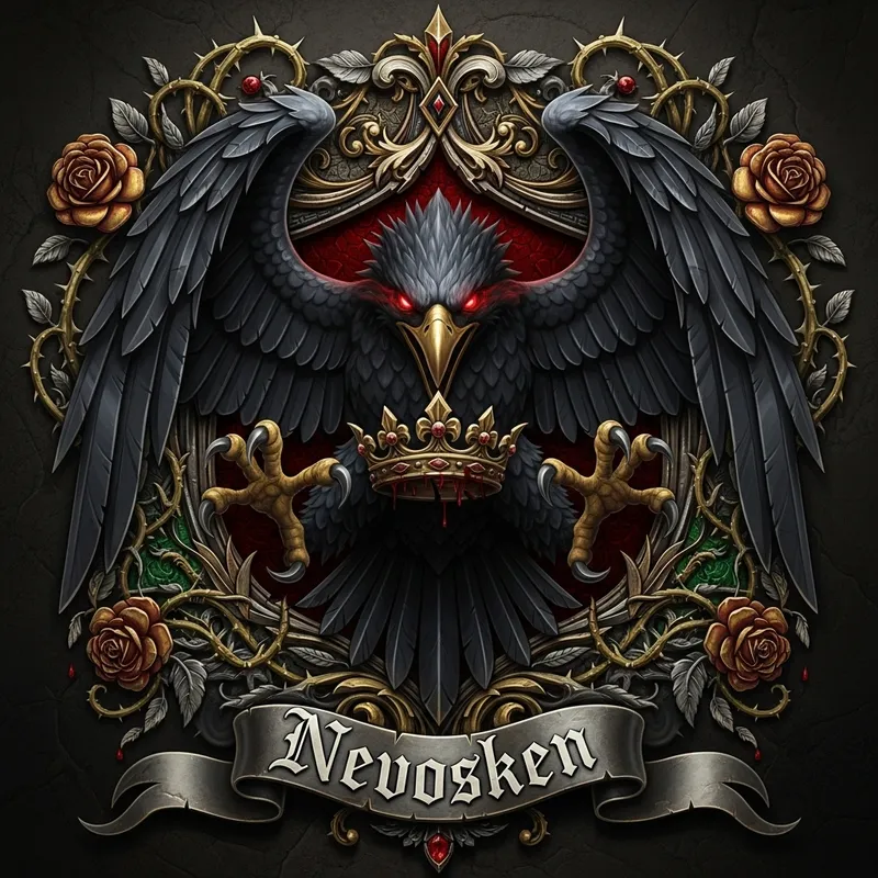 Nevosken Family Emblem: Opulence, Power, Menacing Dread