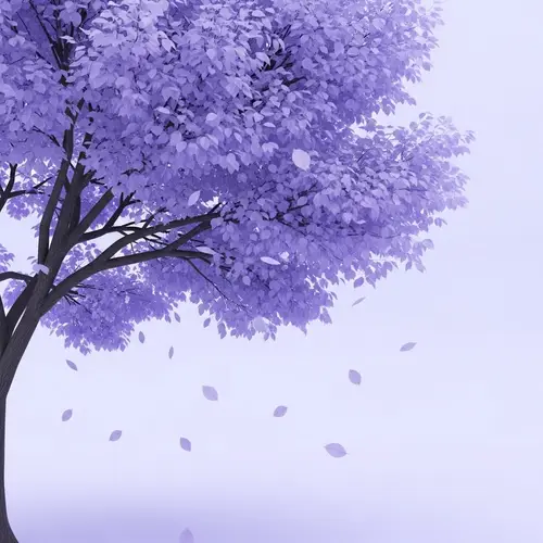 Mesmerizing Lavender Leaves Falling Scene | 4K Realistic View