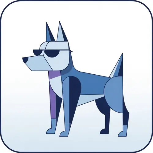 Minimalist Dog App Icon Design | Python Package