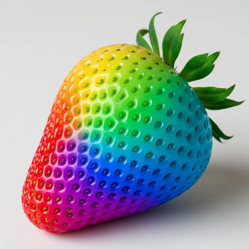 Rainbow Strawberry: Colorful Treat