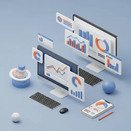 Digital Marketing with Data Analysis and 3D Graphics