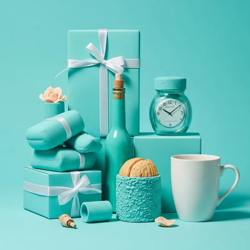 Tiffany Blue Still Life Photo Composition