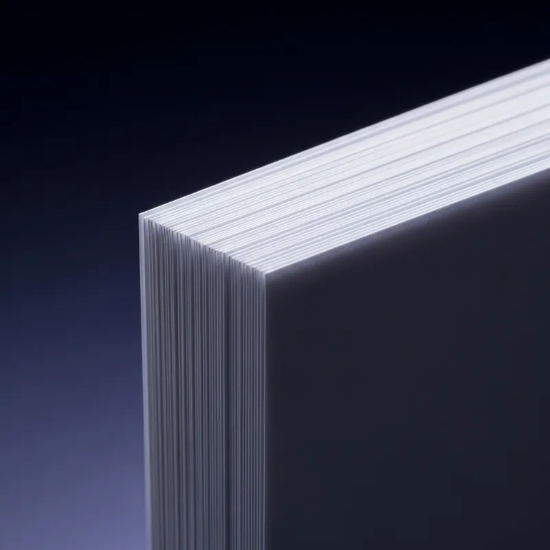 Contemporary Minimalist Aesthetic: White Paper Stack Contemporary Minimalist Aesthetic: White Paper Stack