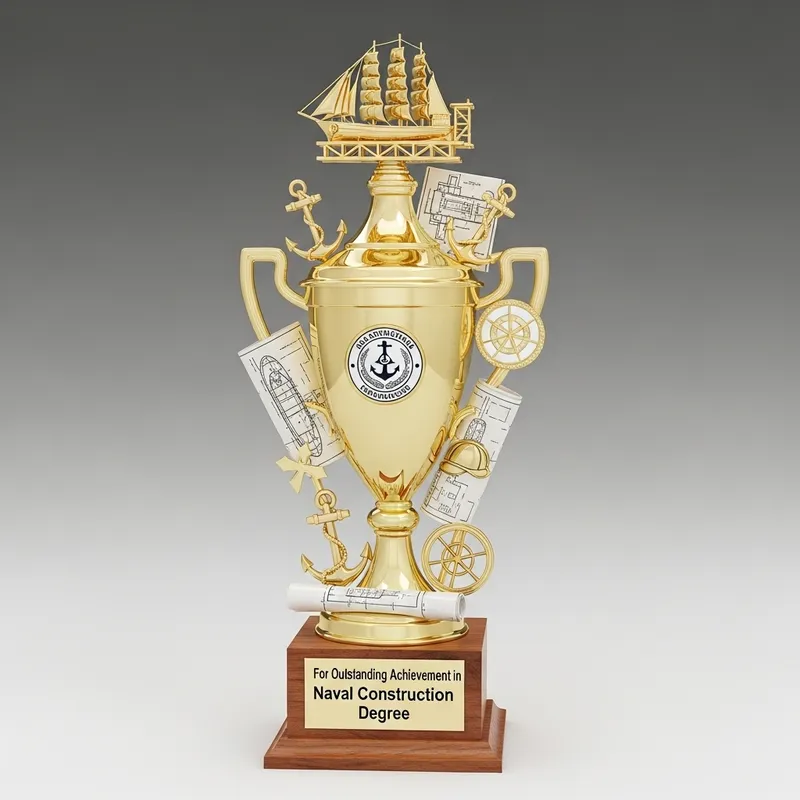 Naval Construction Degree Topper Trophy