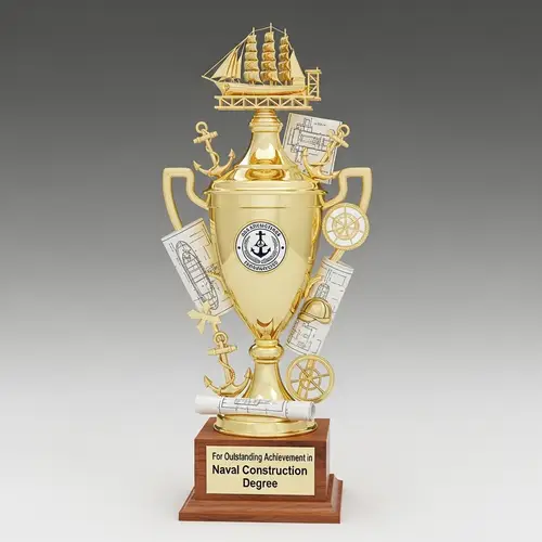 Topper Trophy - Naval Construction Degree Achievement